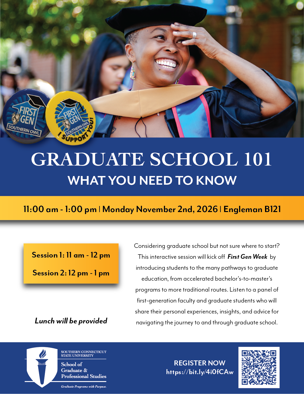 Grad School 101 Flyer